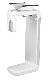 CPU200W, White, Brushed Aluminum Finished
