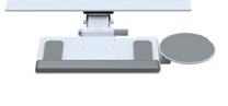 white keyboard tray option